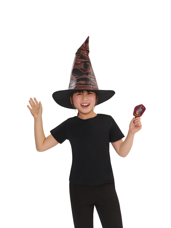 HARRY POTTER SORTING HAT WITH HOUSE BADGES - Little Shop of Horrors Costumery & Pop-Culture Emporium - 16 Bennetts Rd Mornington Melbourne - Melbourne's Most Iconic Costume Shop
