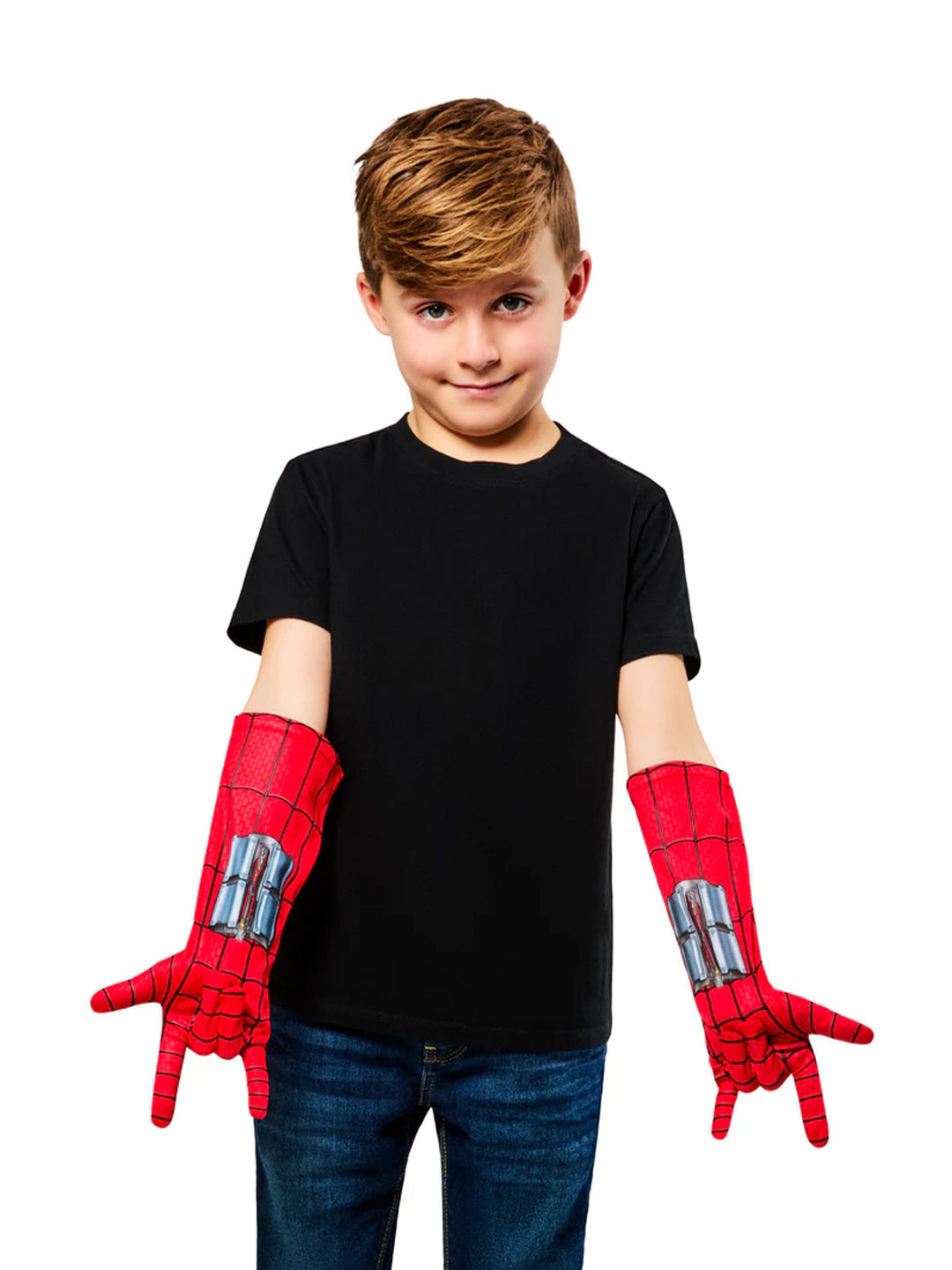 SPIDER-MAN BRAND NEW DAY KIDS GLOVES – ONE SIZE - Little Shop of Horrors Costumery & Pop-Culture Emporium - 16 Bennetts Rd Mornington Melbourne - Melbourne's Most Iconic Costume Shop