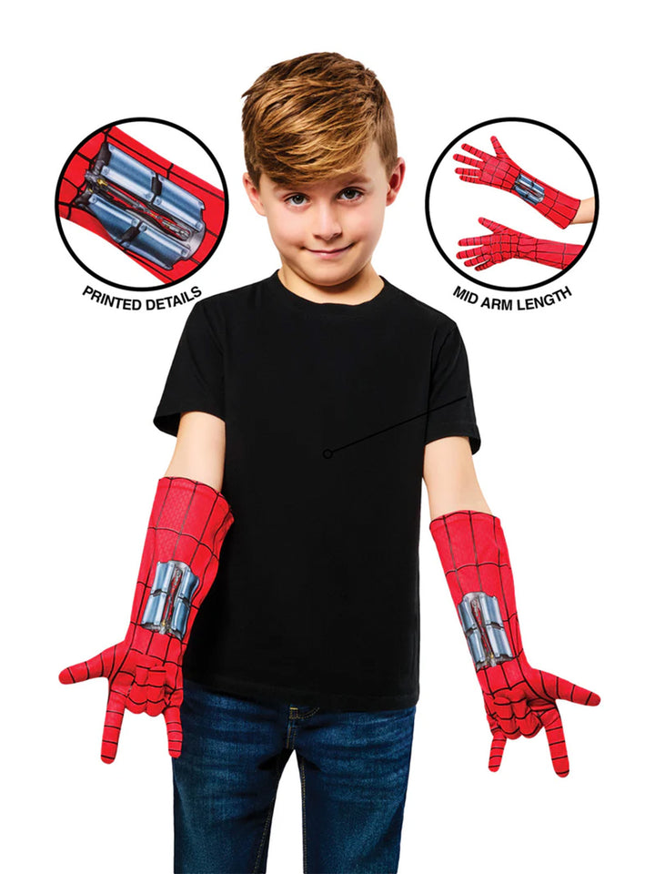 SPIDER-MAN BRAND NEW DAY KIDS GLOVES – ONE SIZE - Little Shop of Horrors Costumery & Pop-Culture Emporium - 16 Bennetts Rd Mornington Melbourne - Melbourne's Most Iconic Costume Shop