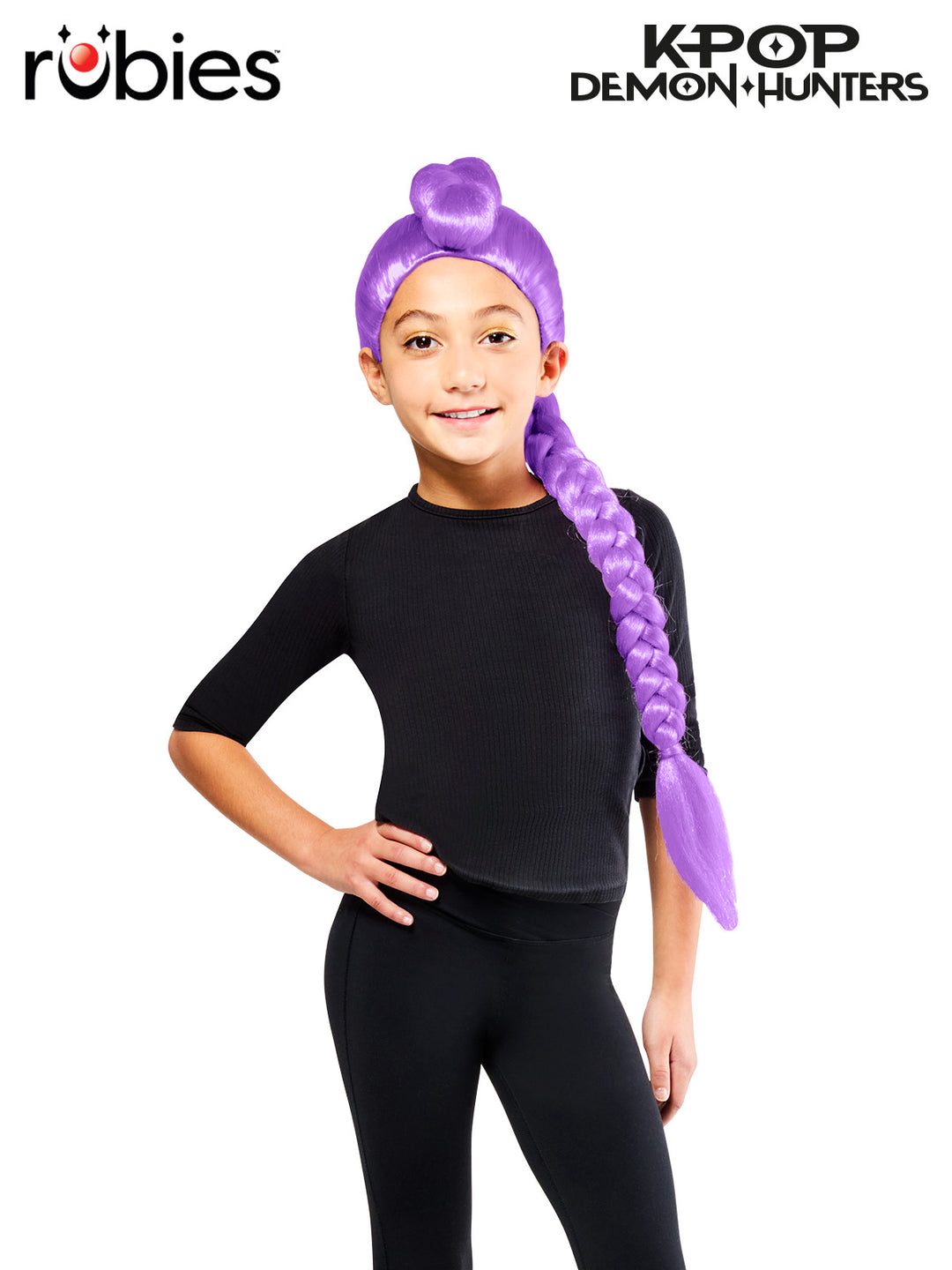 K-POP DEMON HUNTERS RUMI WIG – CHILD - Little Shop of Horrors Costumery & Pop-Culture Emporium - 16 Bennetts Rd Mornington Melbourne