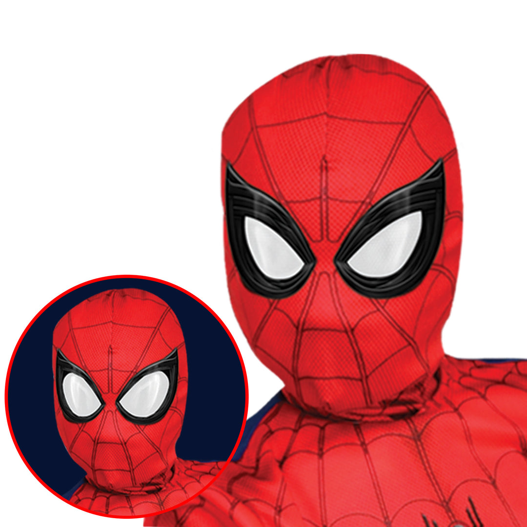 SPIDER-MAN NWH DELUXE FABRIC MASK – CHILD - Little Shop of Horrors Costumery & Pop-Culture Emporium - 16 Bennetts Rd Mornington Melbourne - Melbourne's Most Iconic Costume Shop