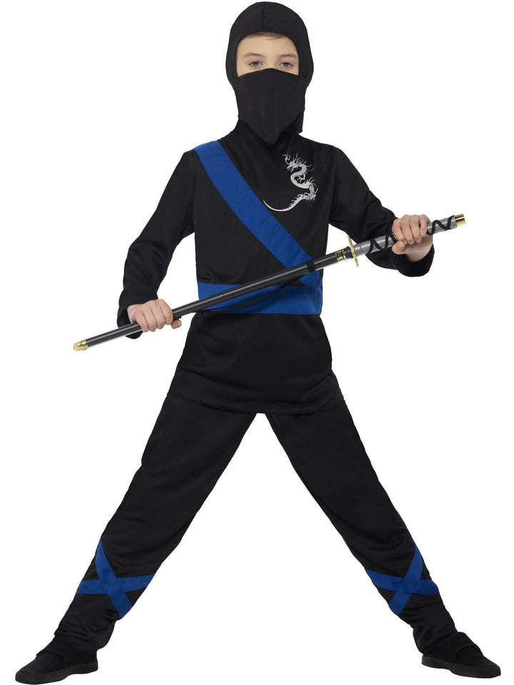 NINJA ASSASSIN COSTUME, CHILD - Little Shop of Horrors Costumery & Pop-Culture Emporium - 16 Bennetts Rd Mornington Melbourne - Melbourne's Most Iconic Costume Shop