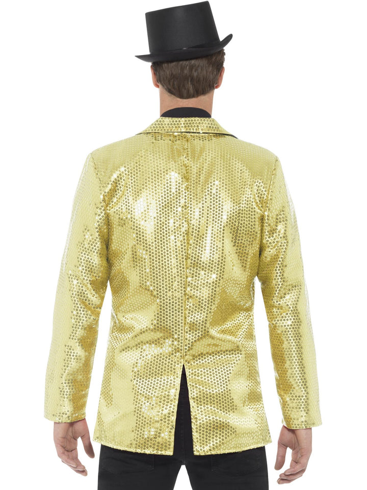 SEQUIN GOLD JACKET, ADULT - Little Shop of Horrors Costumery & Pop-Culture Emporium - 16 Bennetts Rd Mornington Melbourne - Melbourne's Most Iconic Costume Shop