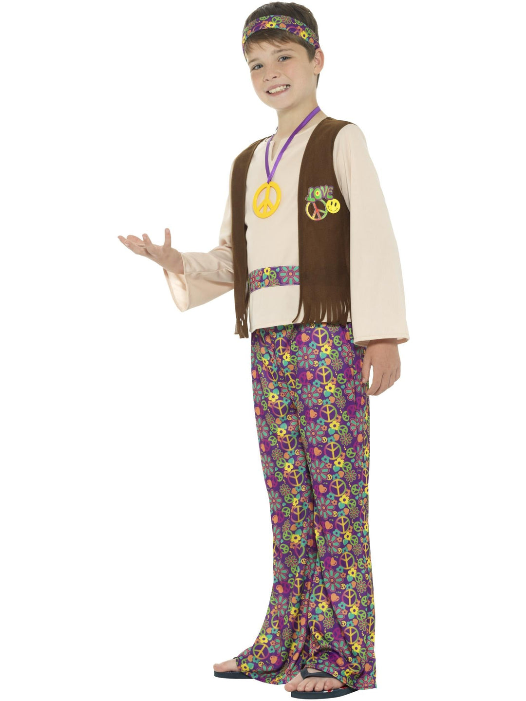 HIPPIE BOY COSTUME, CHILD - Little Shop of Horrors Costumery & Pop-Culture Emporium - 16 Bennetts Rd Mornington Melbourne - Melbourne's Most Iconic Costume Shop