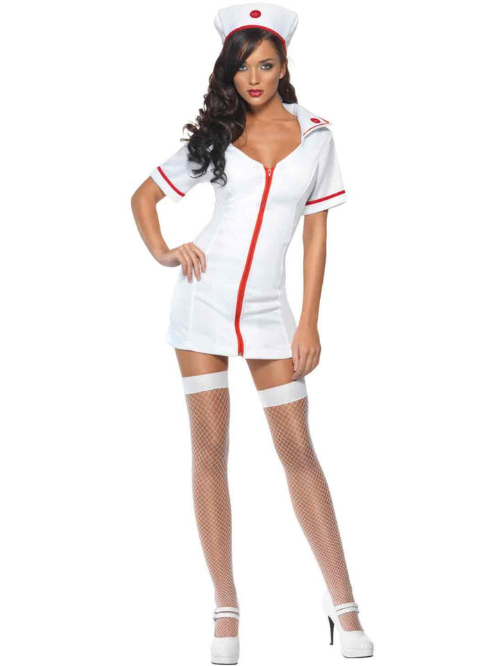 FEVER NO NONSENSE NURSE COSTUME, ADULT - Little Shop of Horrors Costumery & Pop-Culture Emporium - 16 Bennetts Rd Mornington Melbourne - Melbourne's Most Iconic Costume Shop