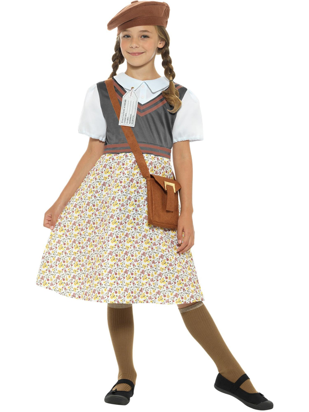 EVACUEE SCHOOL GIRL COSTUME, CHILD - Little Shop of Horrors Costumery & Pop-Culture Emporium - 16 Bennetts Rd Mornington Melbourne - Melbourne's Most Iconic Costume Shop