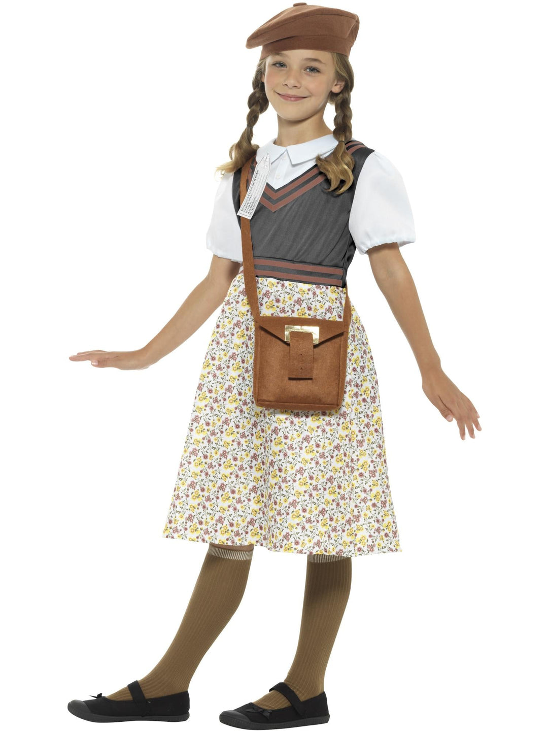 EVACUEE SCHOOL GIRL COSTUME, CHILD - Little Shop of Horrors Costumery & Pop-Culture Emporium - 16 Bennetts Rd Mornington Melbourne - Melbourne's Most Iconic Costume Shop