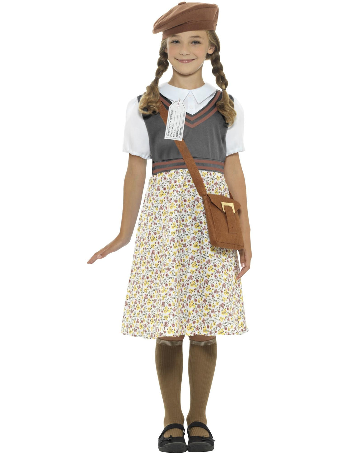 EVACUEE SCHOOL GIRL COSTUME, CHILD - Little Shop of Horrors Costumery & Pop-Culture Emporium - 16 Bennetts Rd Mornington Melbourne - Melbourne's Most Iconic Costume Shop