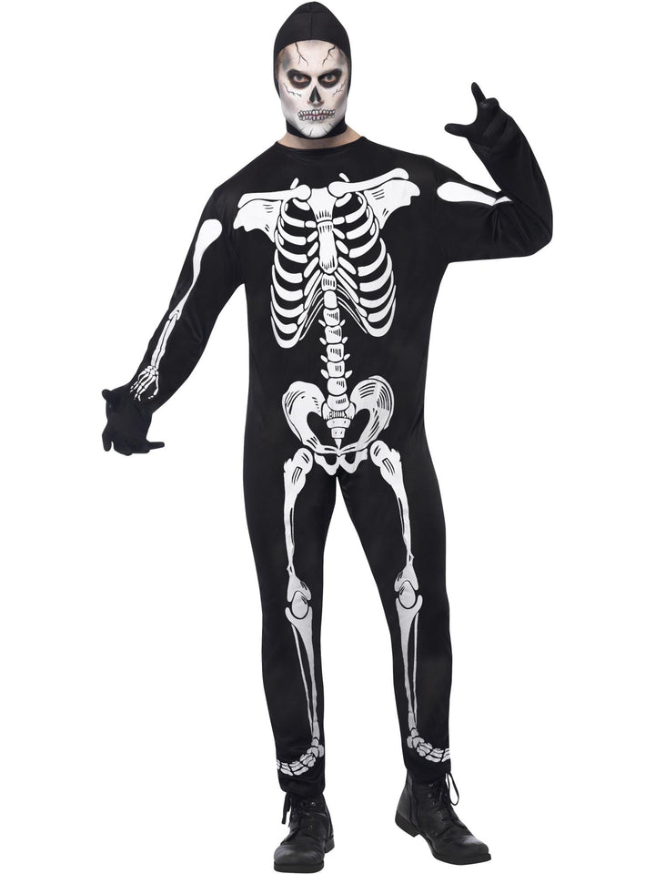 SKELETON COSTUME, ADULT - Little Shop of Horrors Costumery & Pop-Culture Emporium - 16 Bennetts Rd Mornington Melbourne - Melbourne's Most Iconic Costume Shop