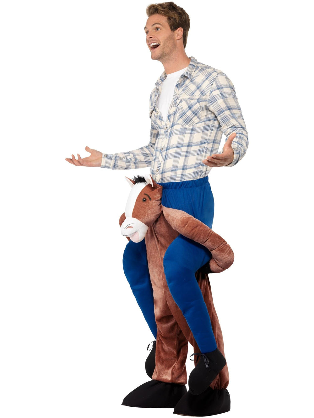 HORSE PIGGY BACK COSTUME, ADULT - Little Shop of Horrors Costumery & Pop-Culture Emporium - 16 Bennetts Rd Mornington Melbourne - Melbourne's Most Iconic Costume Shop