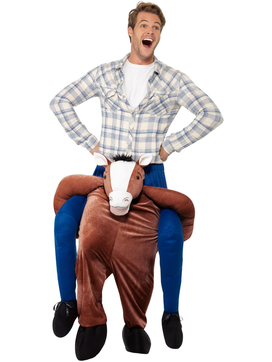 HORSE PIGGY BACK COSTUME, ADULT - Little Shop of Horrors Costumery & Pop-Culture Emporium - 16 Bennetts Rd Mornington Melbourne - Melbourne's Most Iconic Costume Shop