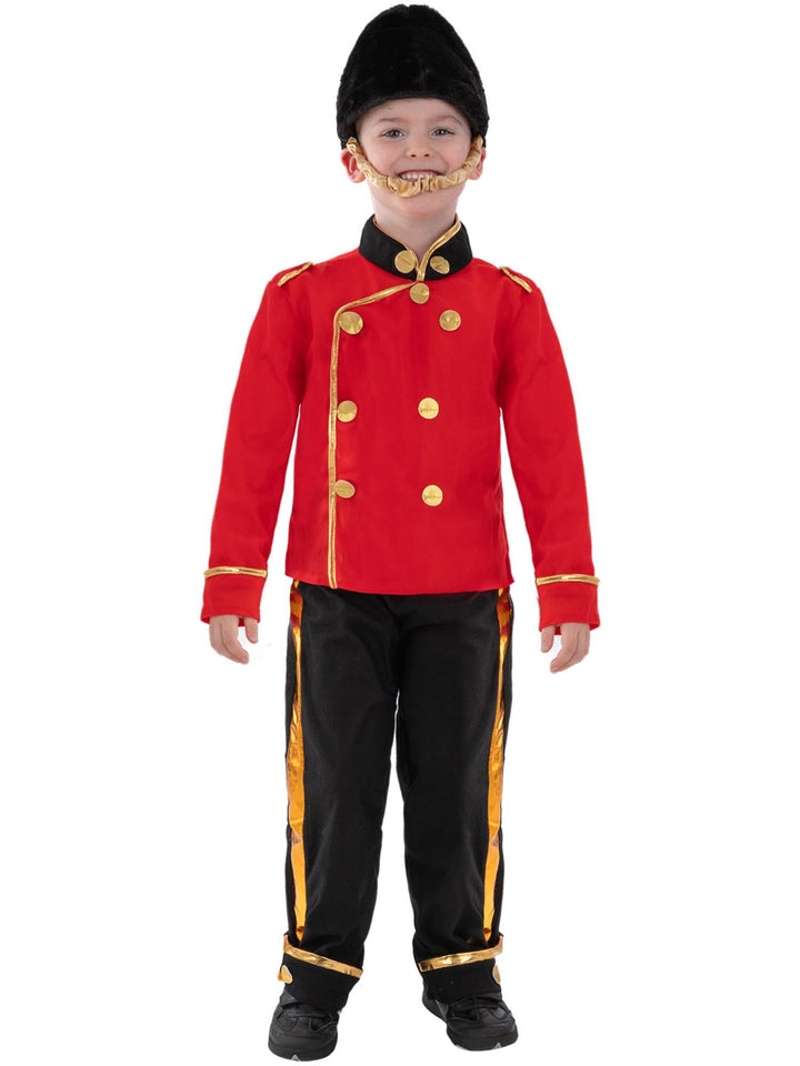 BUSBY GUARD SOLDIER COSTUME, CHILD - Little Shop of Horrors Costumery & Pop-Culture Emporium - 16 Bennetts Rd Mornington Melbourne - Melbourne's Most Iconic Costume Shop