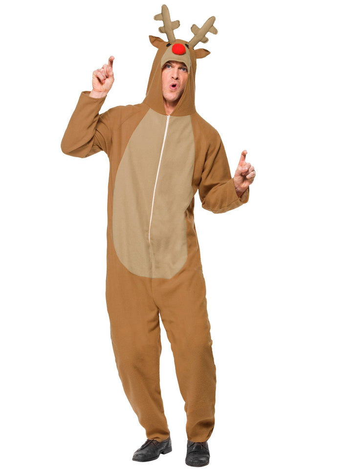 REINDEER DELUXE COSTUME, ADULT - Little Shop of Horrors Costumery & Pop-Culture Emporium - 16 Bennetts Rd Mornington Melbourne - Melbourne's Most Iconic Costume Shop