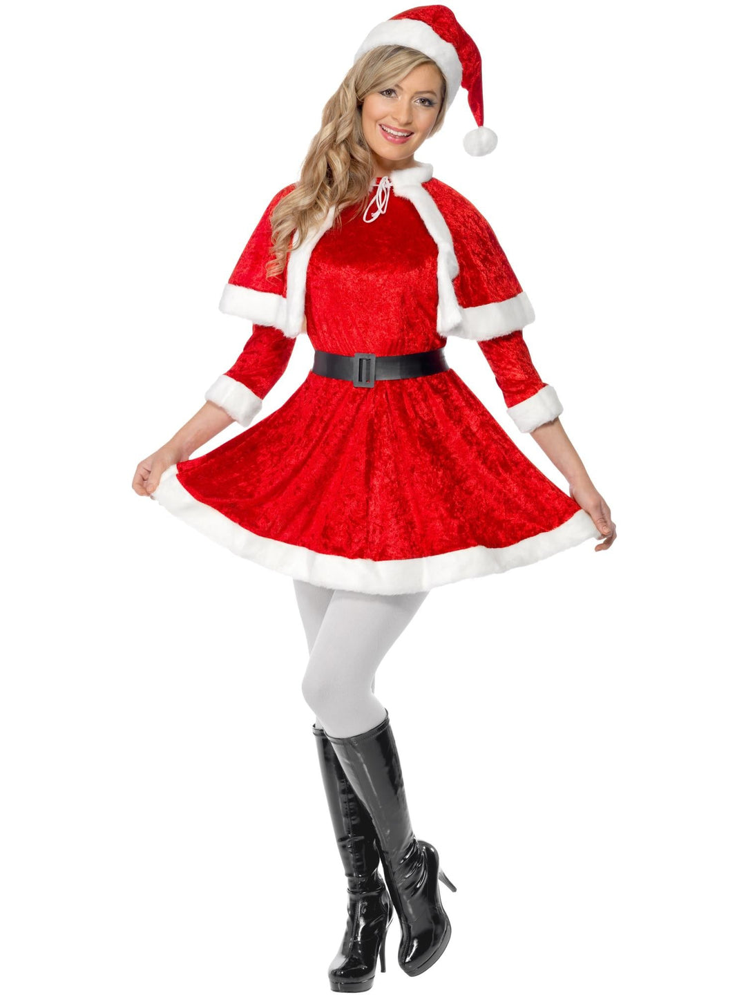 MISS SANTA DELUXE COSTUME, ADULT - Little Shop of Horrors Costumery & Pop-Culture Emporium - 16 Bennetts Rd Mornington Melbourne - Melbourne's Most Iconic Costume Shop