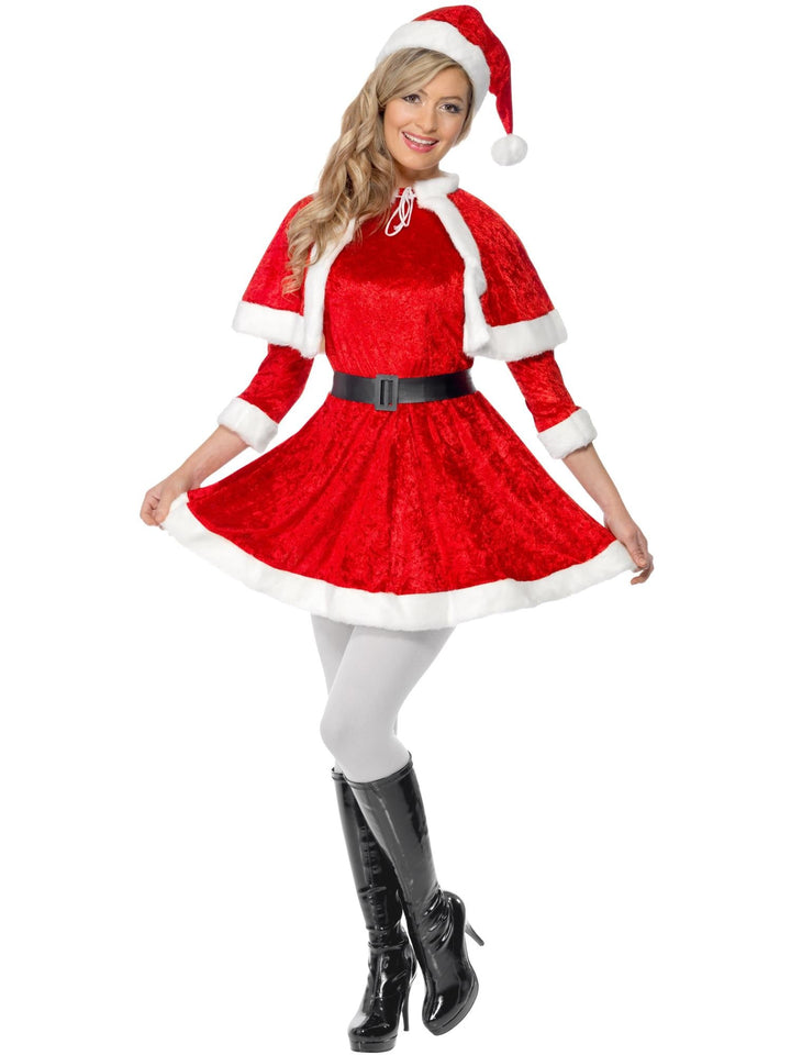 MISS SANTA DELUXE COSTUME, ADULT - Little Shop of Horrors Costumery & Pop-Culture Emporium - 16 Bennetts Rd Mornington Melbourne - Melbourne's Most Iconic Costume Shop