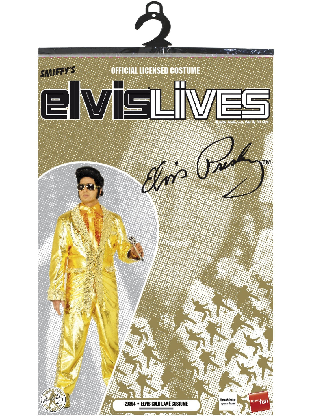 ELVIS GOLD COSTUME, ADULT - Little Shop of Horrors Costumery & Pop-Culture Emporium - 16 Bennetts Rd Mornington Melbourne - Melbourne's Most Iconic Costume Shop