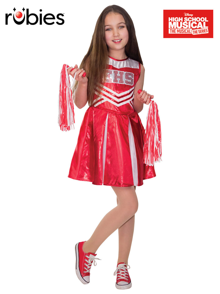 WILDCAT CHEERLEADER HIGH SCHOOL MUSICAL COSTUME, CHILD - Little Shop of Horrors Costumery & Pop-Culture Emporium - 16 Bennetts Rd Mornington Melbourne - Melbourne's Most Iconic Costume Shop