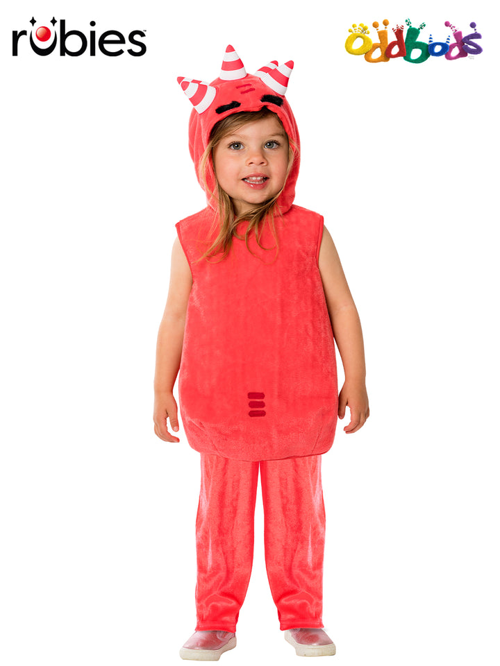 ODDBODS FUSE RED MONSTER COSTUME, CHILD - Little Shop of Horrors Costumery & Pop-Culture Emporium - 16 Bennetts Rd Mornington Melbourne - Melbourne's Most Iconic Costume Shop