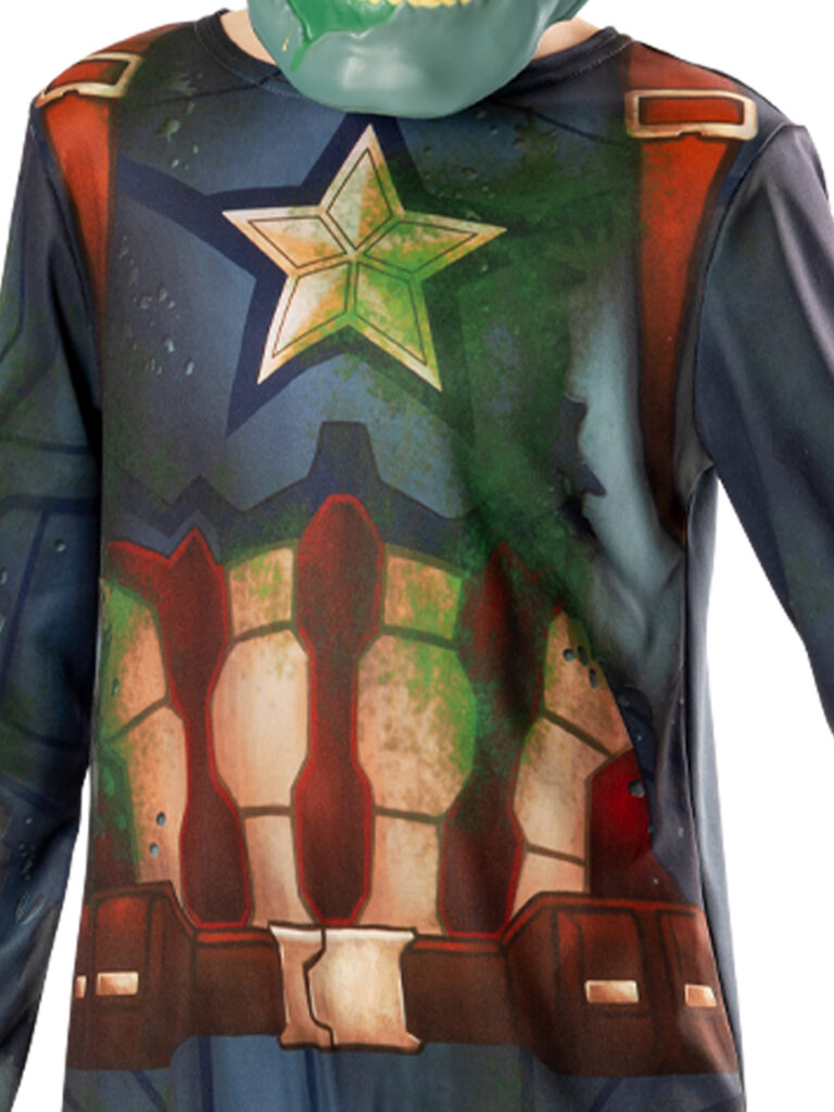 CAPTAIN AMERICA WHAT IF? ZOMBIE DELUXE COSTUME, CHILD - Little Shop of Horrors Costumery & Pop-Culture Emporium - 16 Bennetts Rd Mornington Melbourne - Melbourne's Most Iconic Costume Shop