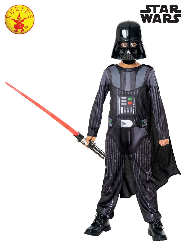 DARTH VADER COSTUME & NON-LIGHT UP LIGHTSABER, CHILD - Little Shop of Horrors