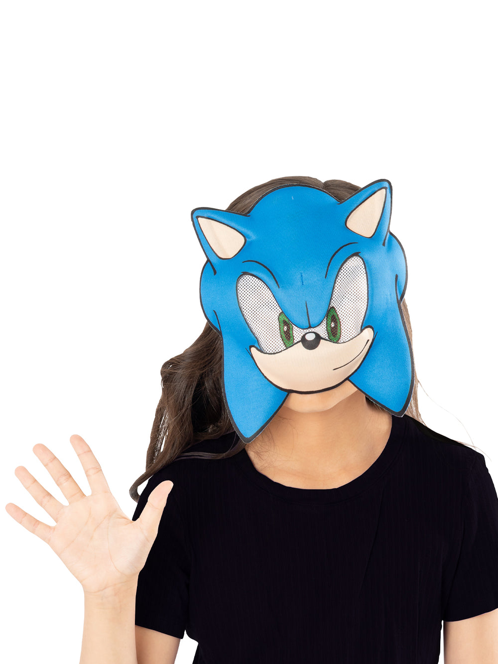 SONIC THE HEDGEHOG 1/2 MASK – CHILD - Little Shop of Horrors Costumery & Pop-Culture Emporium - 16 Bennetts Rd Mornington Melbourne - Melbourne's Most Iconic Costume Shop