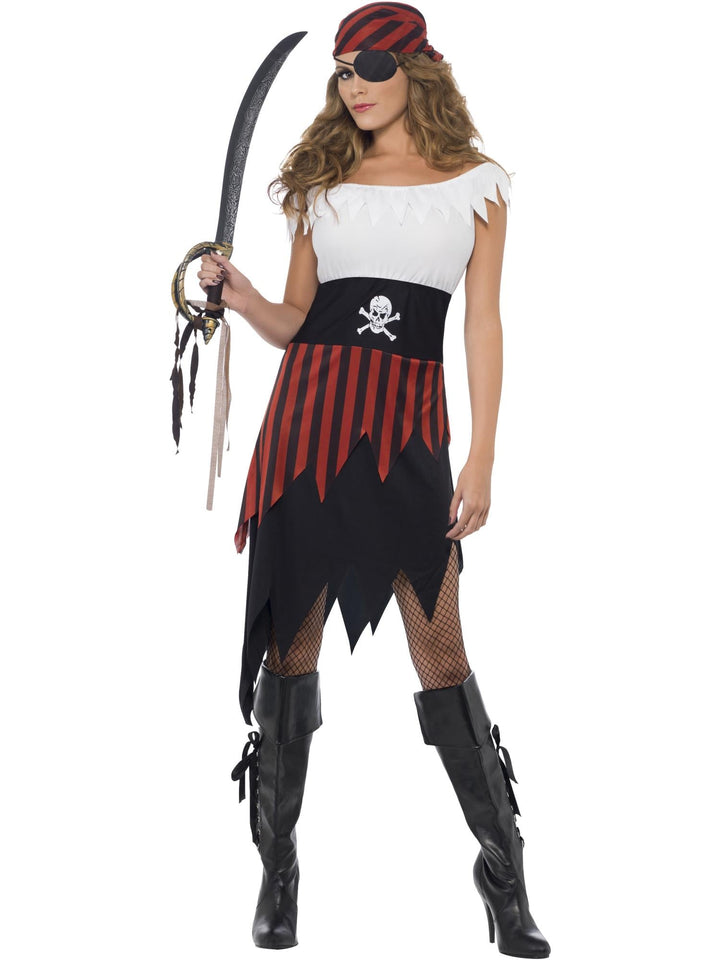 PIRATE WENCH COSTUME, ADULT - Little Shop of Horrors Costumery & Pop-Culture Emporium - 16 Bennetts Rd Mornington Melbourne - Melbourne's Most Iconic Costume Shop