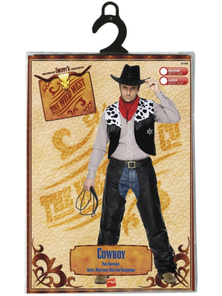 COWBOY COSTUME, ADULT - Little Shop of Horrors Costumery & Pop-Culture Emporium - 16 Bennetts Rd Mornington Melbourne - Melbourne's Most Iconic Costume Shop