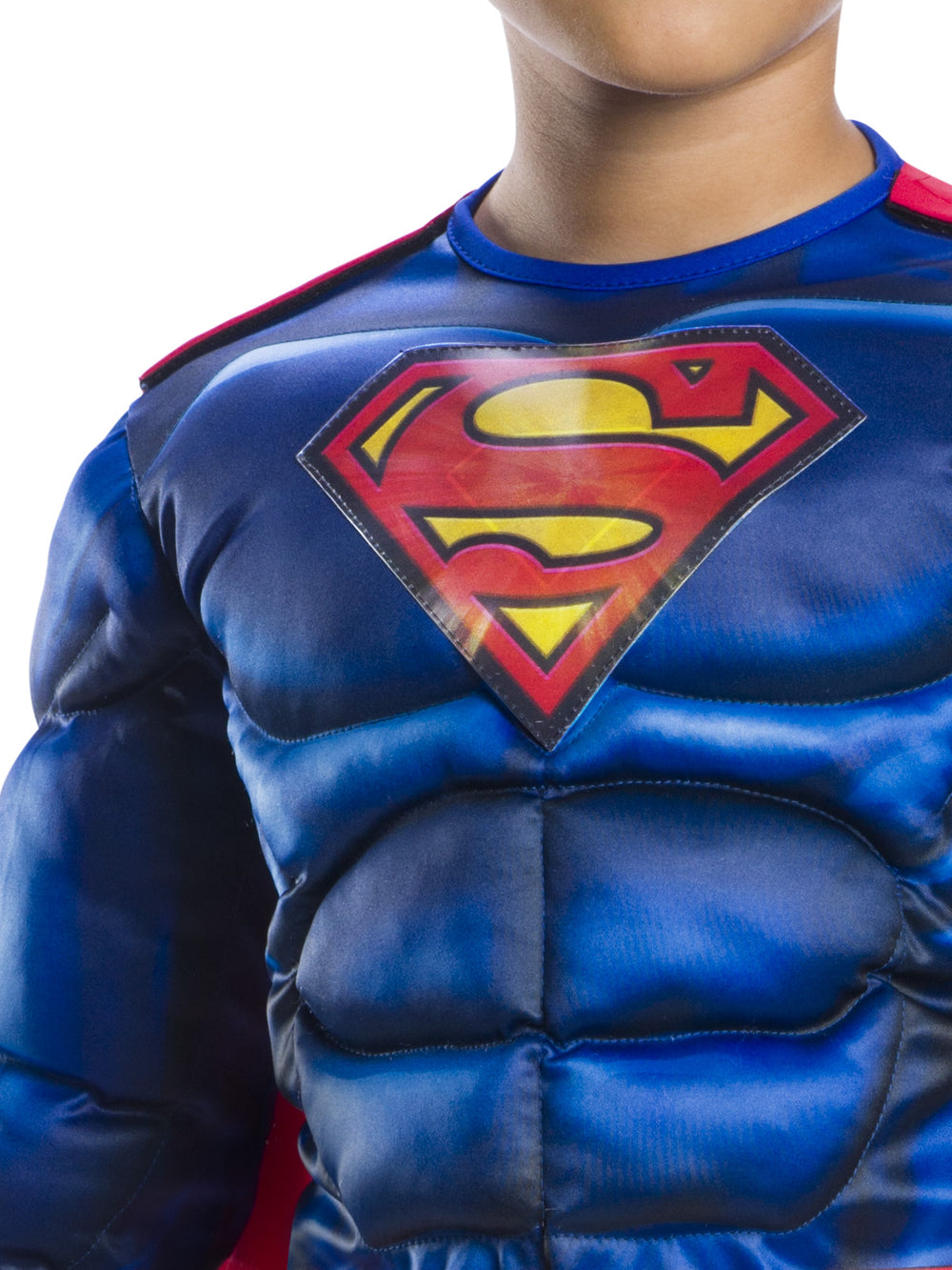 SUPERMAN DELUXE LENTICULAR COSTUME, CHILD - Little Shop of Horrors Costumery & Pop-Culture Emporium - 16 Bennetts Rd Mornington Melbourne - Melbourne's Most Iconic Costume Shop