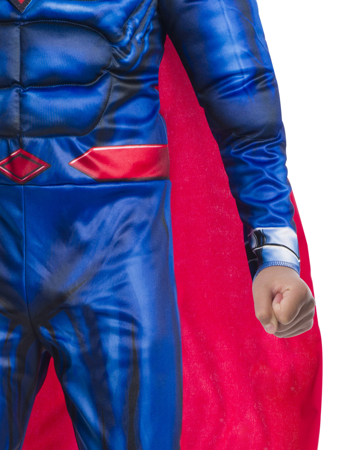 SUPERMAN DELUXE LENTICULAR COSTUME, CHILD - Little Shop of Horrors Costumery & Pop-Culture Emporium - 16 Bennetts Rd Mornington Melbourne - Melbourne's Most Iconic Costume Shop