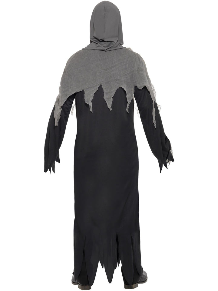 GRIM REAPER DELUXE ROBE COSTUME, ADULT - Little Shop of Horrors Costumery & Pop-Culture Emporium - 16 Bennetts Rd Mornington Melbourne - Melbourne's Most Iconic Costume Shop