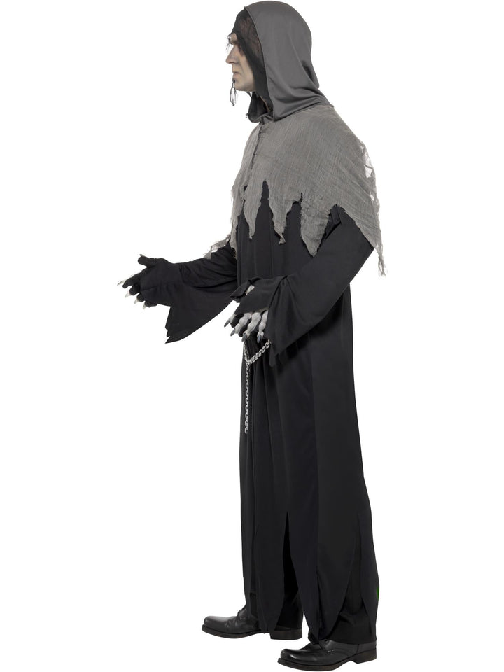 GRIM REAPER DELUXE ROBE COSTUME, ADULT - Little Shop of Horrors Costumery & Pop-Culture Emporium - 16 Bennetts Rd Mornington Melbourne - Melbourne's Most Iconic Costume Shop