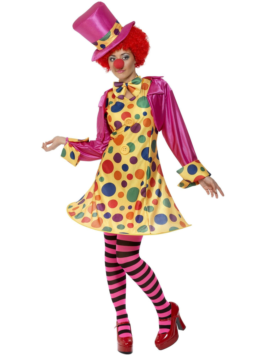 CLOWN LADY COSTUME, ADULT - Little Shop of Horrors Costumery & Pop-Culture Emporium - 16 Bennetts Rd Mornington Melbourne - Melbourne's Most Iconic Costume Shop
