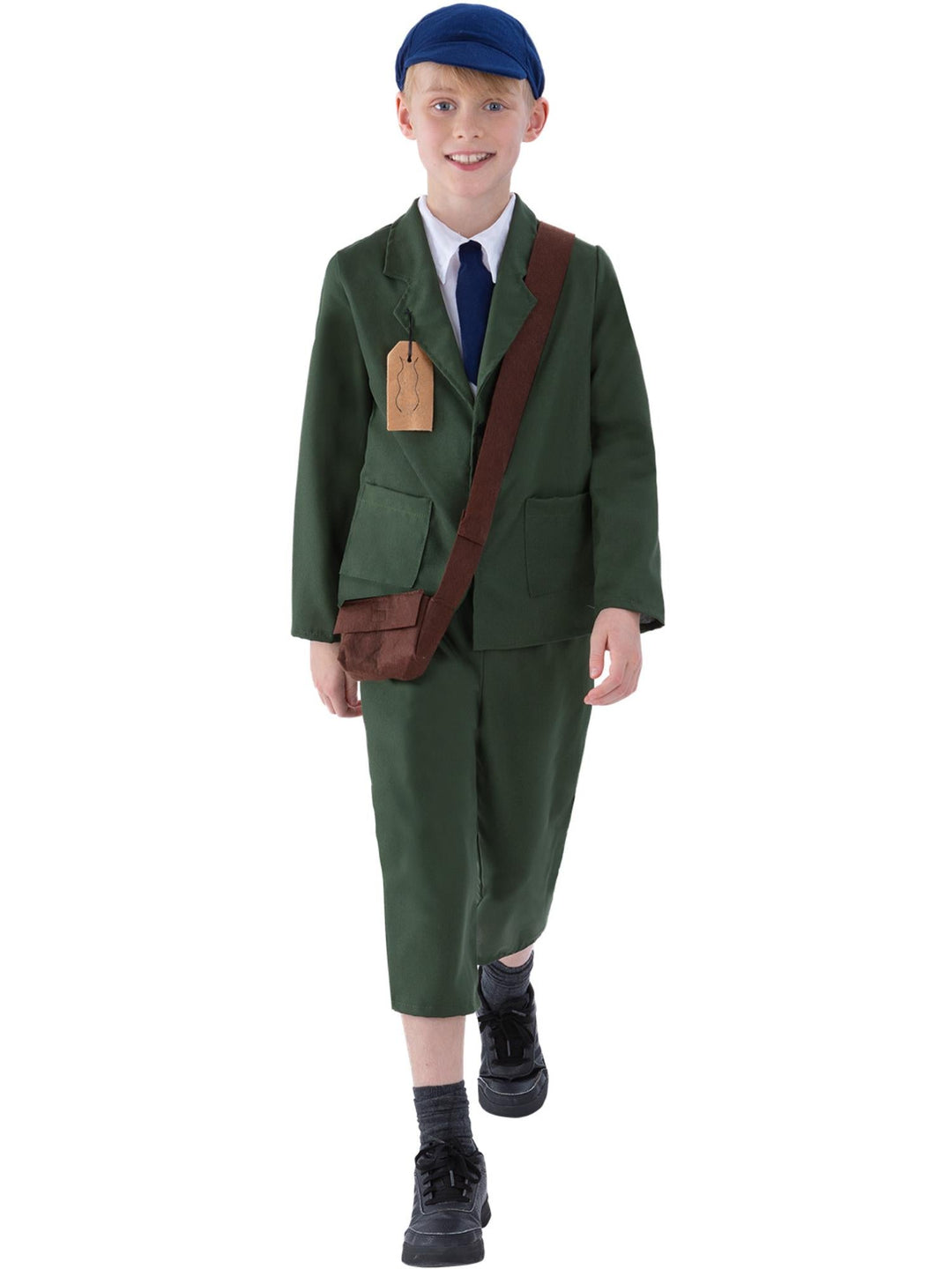 WORLD WAR II EVACUEE BOY COSTUME, CHILD - Little Shop of Horrors Costumery & Pop-Culture Emporium - 16 Bennetts Rd Mornington Melbourne - Melbourne's Most Iconic Costume Shop