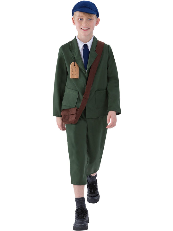 WORLD WAR II EVACUEE BOY COSTUME, CHILD - Little Shop of Horrors Costumery & Pop-Culture Emporium - 16 Bennetts Rd Mornington Melbourne - Melbourne's Most Iconic Costume Shop