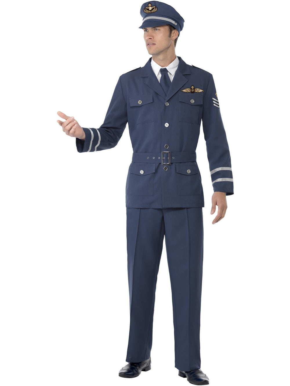 WW2 AIR FORCE CAPTAIN COSTUME, ADULT - Little Shop of Horrors Costumery & Pop-Culture Emporium - 16 Bennetts Rd Mornington Melbourne - Melbourne's Most Iconic Costume Shop