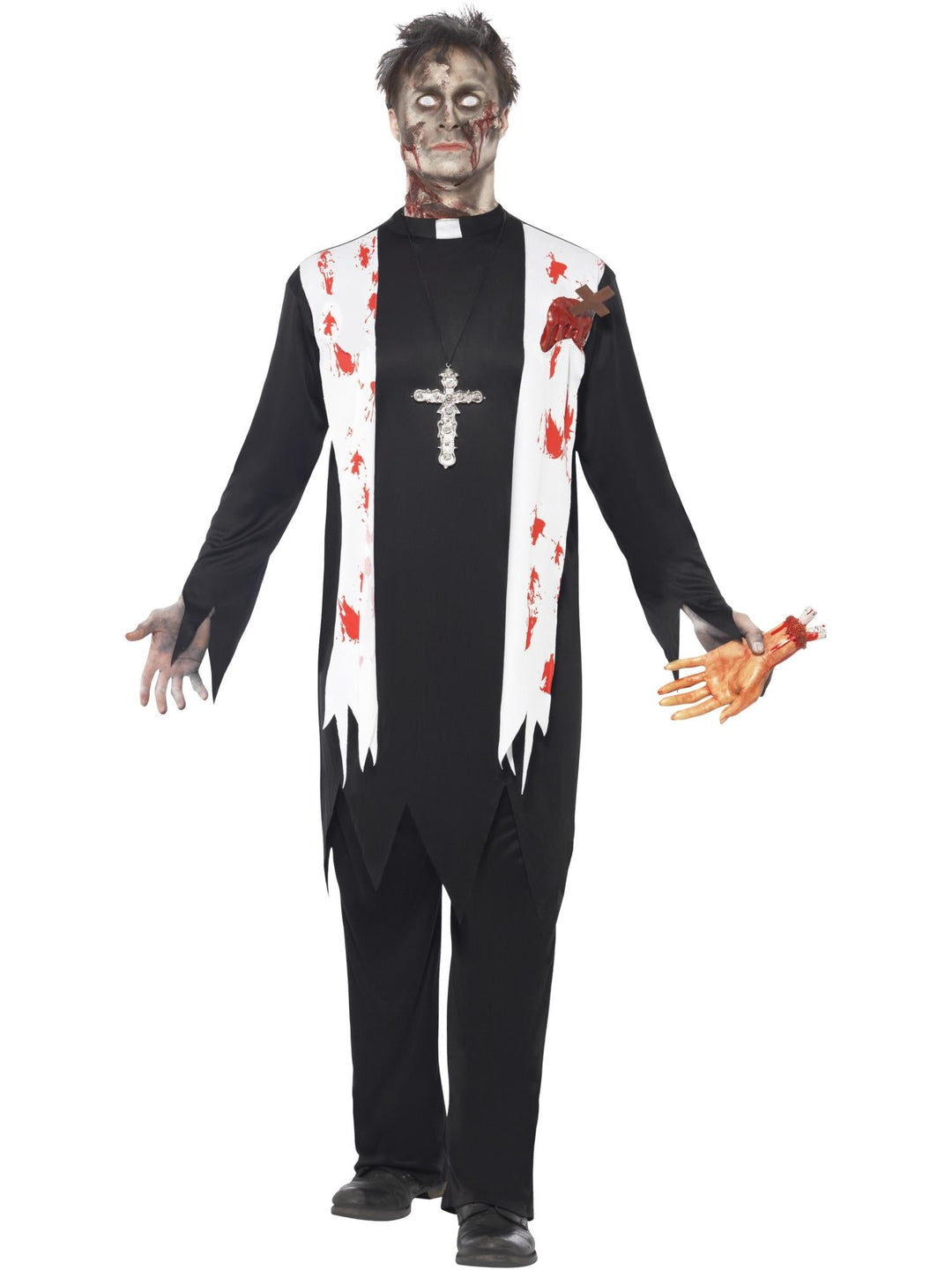ZOMBIE PRIEST COSTUME, ADULT - Little Shop of Horrors Costumery & Pop-Culture Emporium - 16 Bennetts Rd Mornington Melbourne - Melbourne's Most Iconic Costume Shop