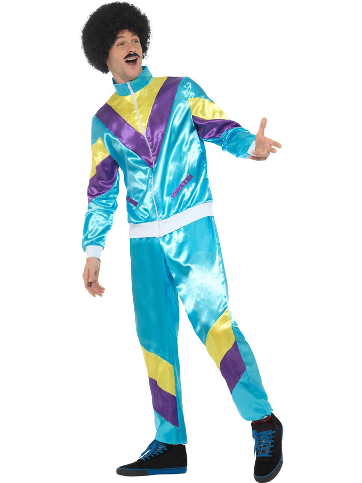 80S HEIGHT OF FASHION MEN’S SHELL SUIT COSTUME, ADULT - Little Shop of Horrors Costumery & Pop-Culture Emporium - 16 Bennetts Rd Mornington Melbourne - Melbourne's Most Iconic Costume Shop