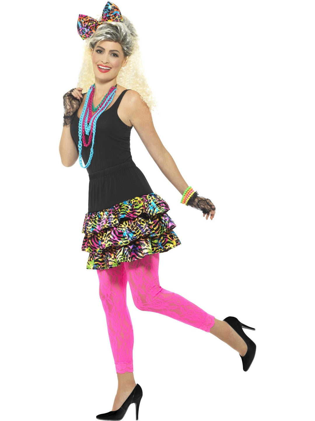 80S PARTY GIRL KIT, ADULT - Little Shop of Horrors Costumery & Pop-Culture Emporium - 16 Bennetts Rd Mornington Melbourne - Melbourne's Most Iconic Costume Shop