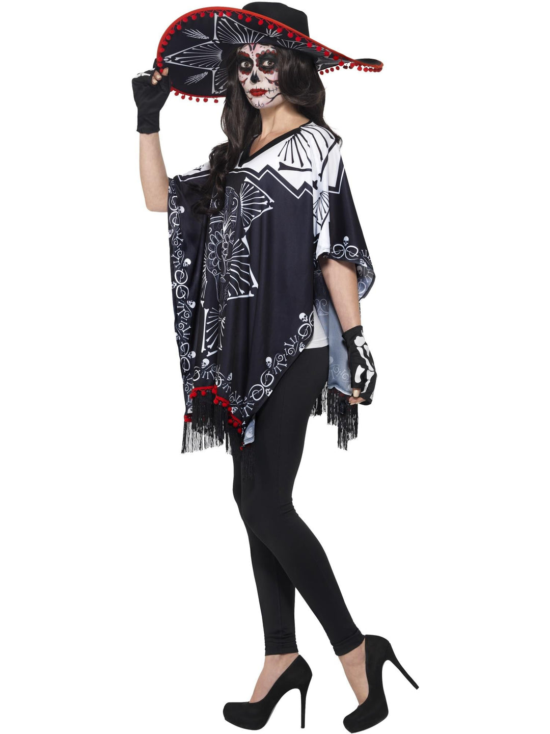 DAY OF THE DEAD BANDIT COSTUME, ADULT - Little Shop of Horrors Costumery & Pop-Culture Emporium - 16 Bennetts Rd Mornington Melbourne - Melbourne's Most Iconic Costume Shop