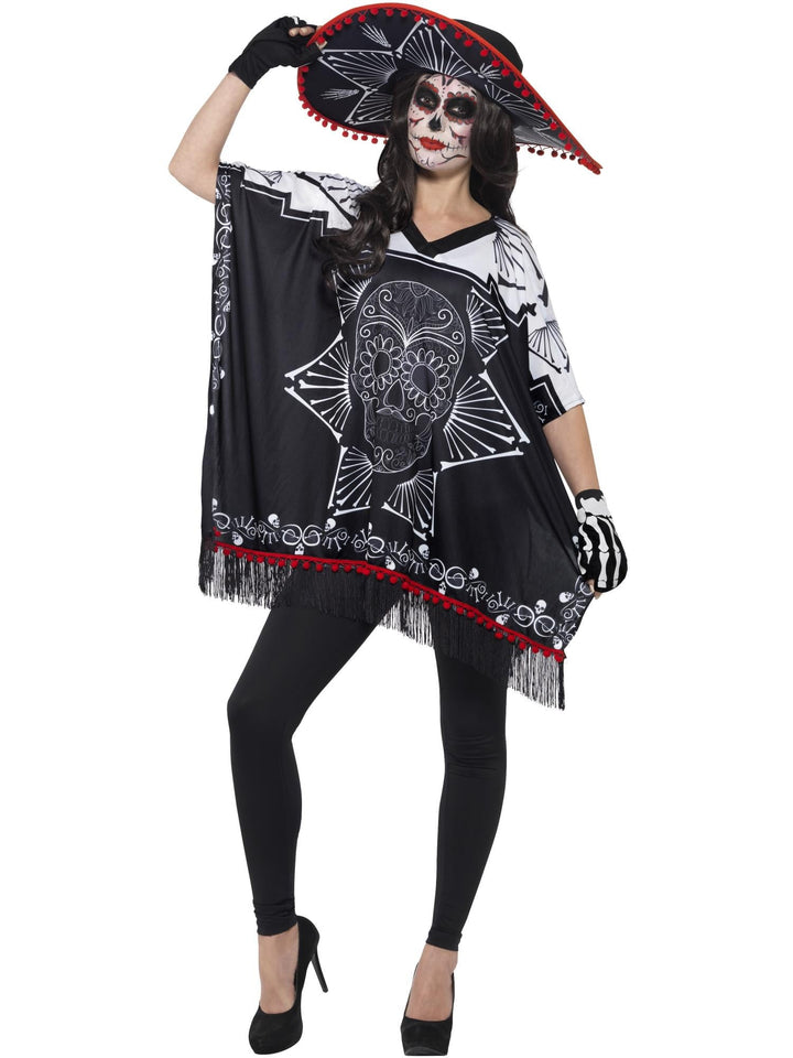 DAY OF THE DEAD BANDIT COSTUME, ADULT - Little Shop of Horrors Costumery & Pop-Culture Emporium - 16 Bennetts Rd Mornington Melbourne - Melbourne's Most Iconic Costume Shop