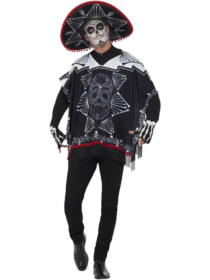 DAY OF THE DEAD BANDIT COSTUME, ADULT - Little Shop of Horrors Costumery & Pop-Culture Emporium - 16 Bennetts Rd Mornington Melbourne - Melbourne's Most Iconic Costume Shop