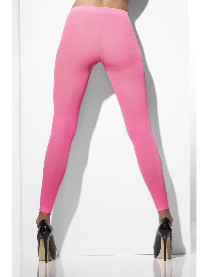 FOOTLESS TIGHTS – NEON PINK, ADULT - Little Shop of Horrors Costumery & Pop-Culture Emporium - 16 Bennetts Rd Mornington Melbourne - Melbourne's Most Iconic Costume Shop