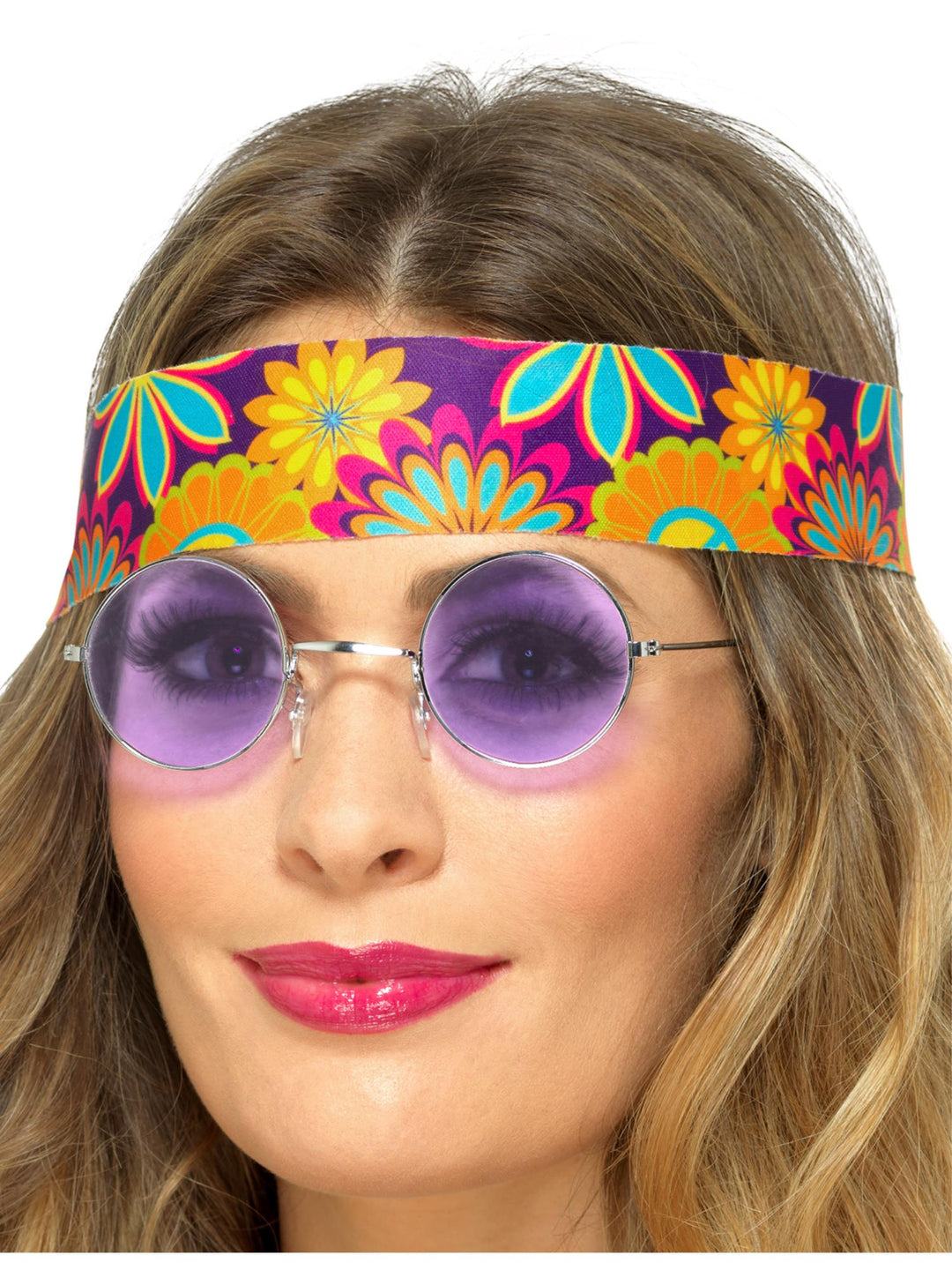 HIPPIE SPECS, PURPLE – ADULT - Little Shop of Horrors Costumery & Pop-Culture Emporium - 16 Bennetts Rd Mornington Melbourne - Melbourne's Most Iconic Costume Shop