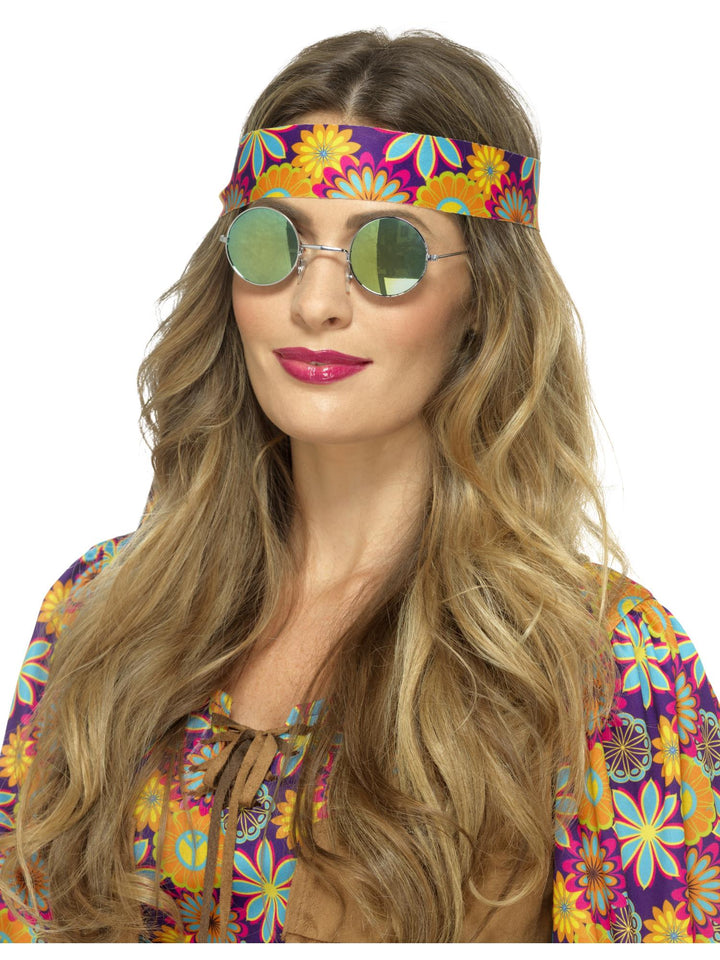 HIPPIE GLASSES MIRRORED - Little Shop of Horrors Costumery & Pop-Culture Emporium - 16 Bennetts Rd Mornington Melbourne - Melbourne's Most Iconic Costume Shop