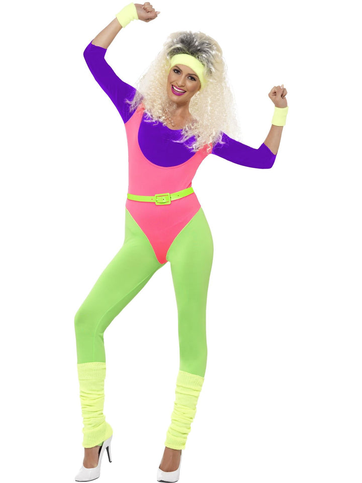 80S WORK OUT COSTUME, ADULT - Little Shop of Horrors Costumery & Pop-Culture Emporium - 16 Bennetts Rd Mornington Melbourne - Melbourne's Most Iconic Costume Shop