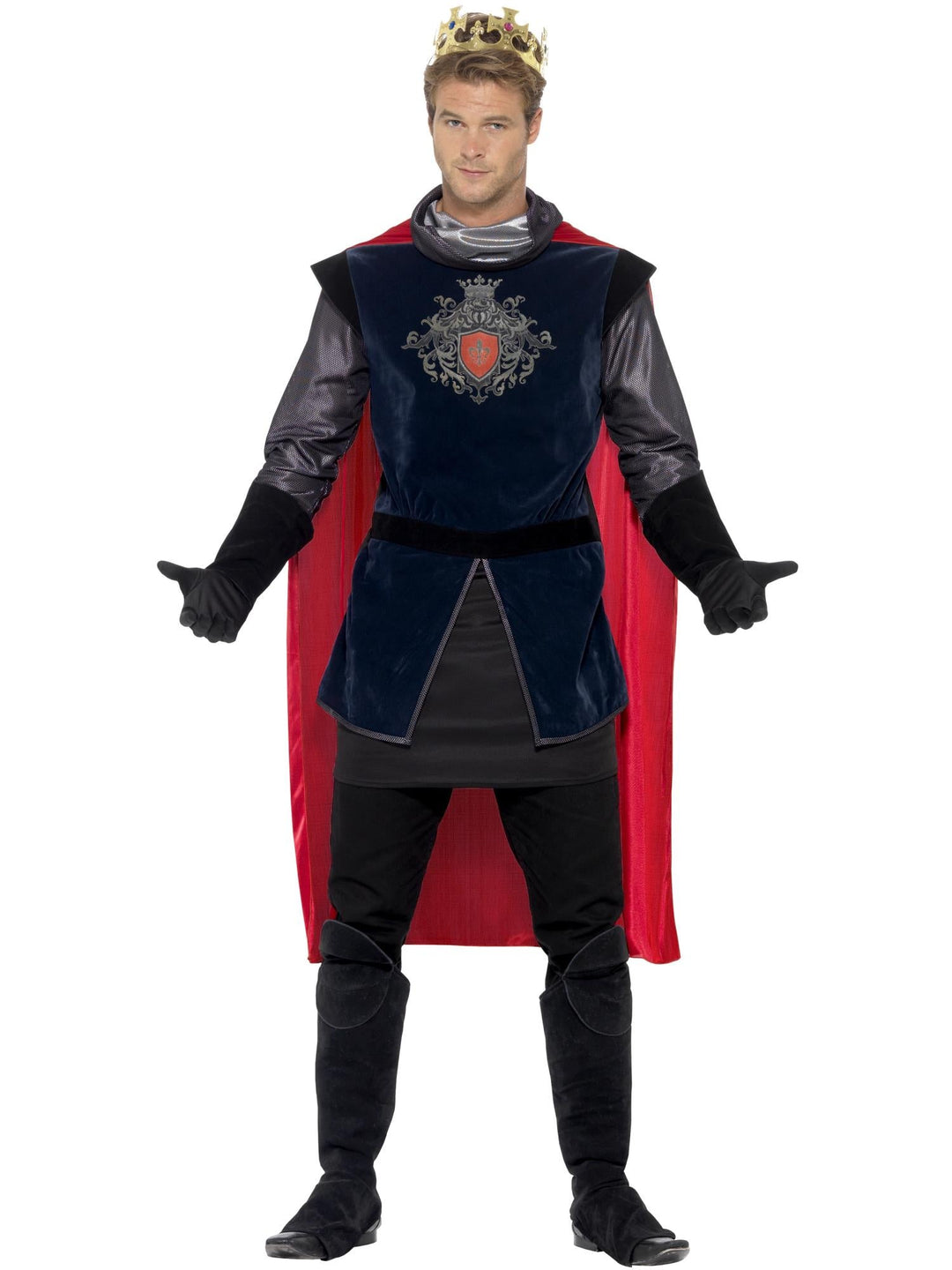 KING ARTHUR DELUXE COSTUME, ADULT - Little Shop of Horrors Costumery & Pop-Culture Emporium - 16 Bennetts Rd Mornington Melbourne - Melbourne's Most Iconic Costume Shop