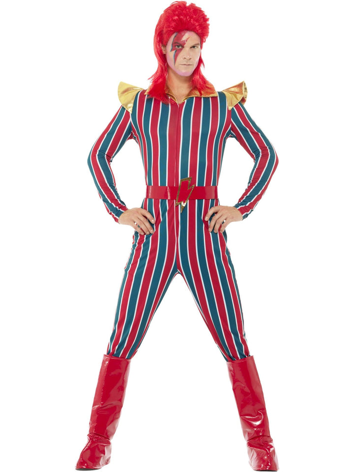 DAVID BOWIE SPACE SUPERSTAR COSTUME, ADULT - Little Shop of Horrors Costumery & Pop-Culture Emporium - 16 Bennetts Rd Mornington Melbourne - Melbourne's Most Iconic Costume Shop