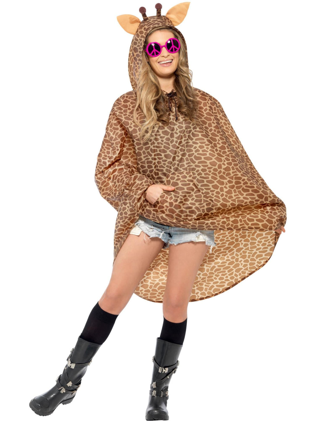 GIRAFFE PONCHO, ADULT - Little Shop of Horrors Costumery & Pop-Culture Emporium - 16 Bennetts Rd Mornington Melbourne - Melbourne's Most Iconic Costume Shop