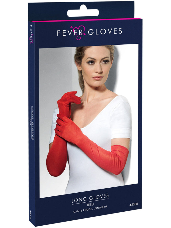 GLOVES, RED – ADULT - Little Shop of Horrors Costumery & Pop-Culture Emporium - 16 Bennetts Rd Mornington Melbourne