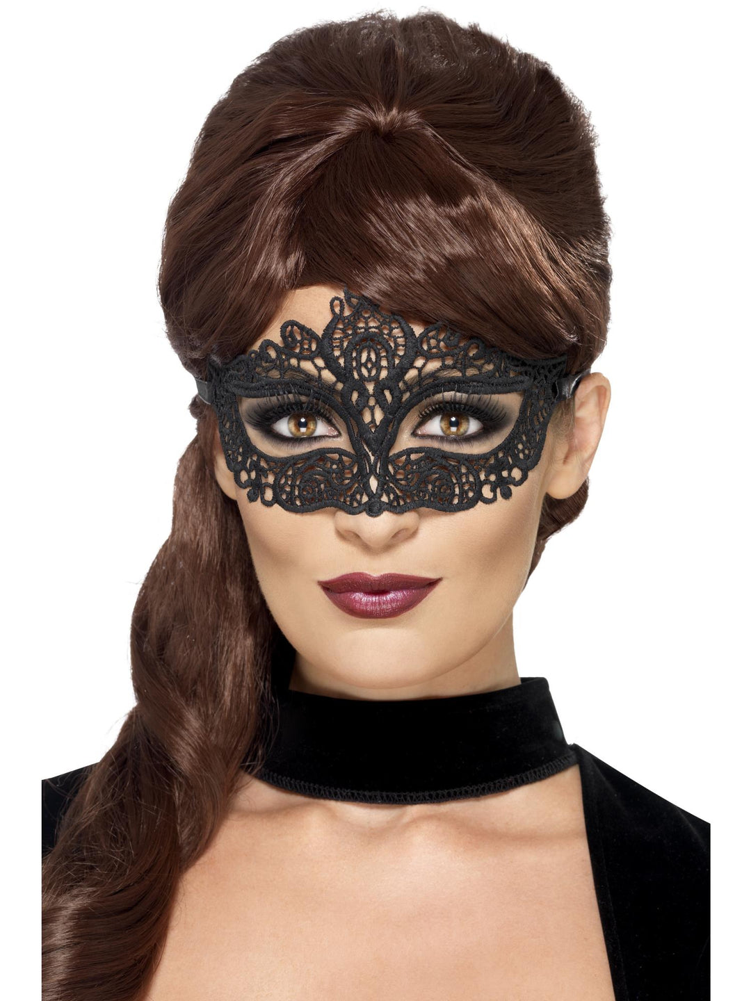 FILIGREE LACE EYEMASK, ADULT - Little Shop of Horrors Costumery & Pop-Culture Emporium - 16 Bennetts Rd Mornington Melbourne - Melbourne's Most Iconic Costume Shop